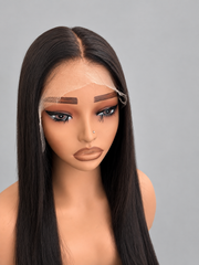 raw straight sassy wig 250 density