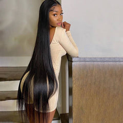 40” straight wigs