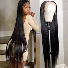 40” straight wigs