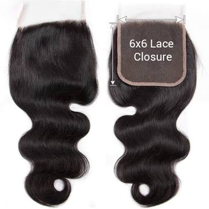 20” 6 by 6 lace closure