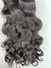 Raw virgin natural curly hair