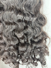 Raw virgin natural curly hair